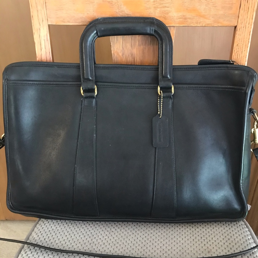 Vintage Coach USA Leather Embassy Unisex Briefcase